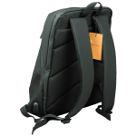 Parte trasera de la mochila impermeable iServices en negro