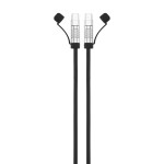 Cordão de Silicone com as portas USB-C para Telemóvel