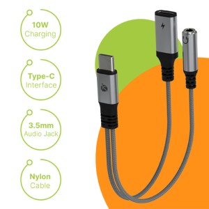 Adaptador USB-C y Audio - Tienda Online iServices