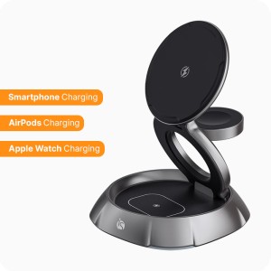 Cargador Magnético Inalámbrico 3 en 1 - Tienda Online iServices®