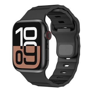 Bracelete Apple Watch Rubber FKM de cor preto