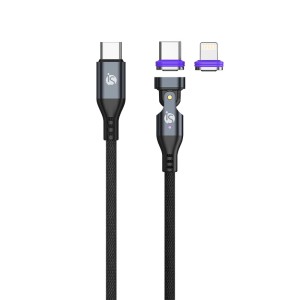 Cable USB-C / USB-C Lightning amb Punta Extraïble - iServices