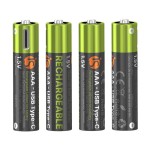 Pilhas Recarregáveis com USB-C