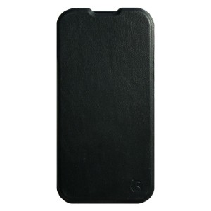 Funda magnética de cuero para iPhone completamente cerrada
