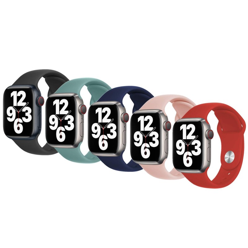 Correa en Silicona para Apple Watch con Apple Watch