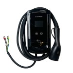 Wallbox iServices con cables para el panel eléctrico