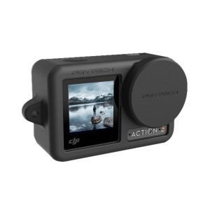 Caixa Protetora de Silicone Osmo Action 3 (Preta)