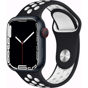 Correa Deportiva para Apple Watch Negra y Blanca