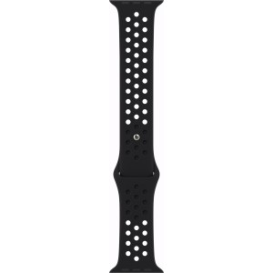 Bracelete Desportiva para Apple Watch Preta e Preta Aberta