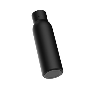 Botella Inteligente Negra desde abajo
